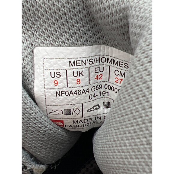 The North Face Mens Fastpack Grey Mesh Hiking Shoe Size 9 Single Left Shoe Only - Picture 8 of 8